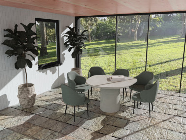 Betonlooktafel Pebble Columbus RK Outdoor